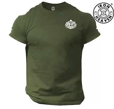 Gorilla Bodybuilding T Shirt Pocket Gym Clothing Training Workout Boxing MMA Top • £10.99