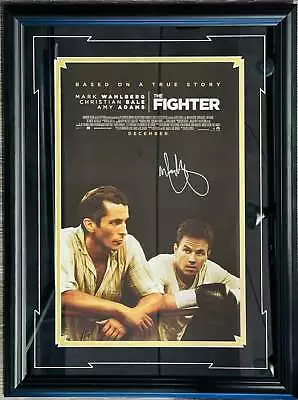 Mark Wahlberg Autographed The Fighter 17 X 23 Framed Movie Poster (JSA) • $303