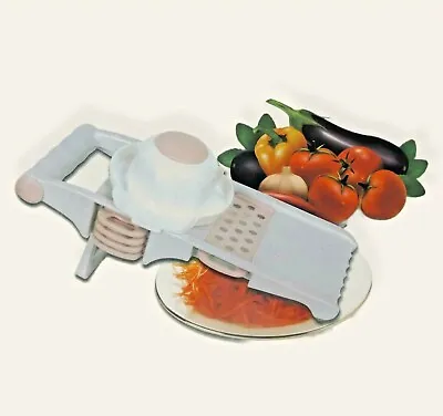 Vegetable Salad 5 In 1 Food Fruit Peeler Cutter Slicer Dicer Chopper Kitchen UK • £5.49