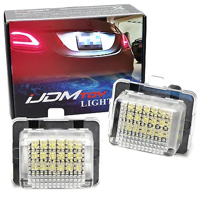 White Error Free LED License Plate Lights Assy For Mercedes C CLS CLA E S Class • $17.99