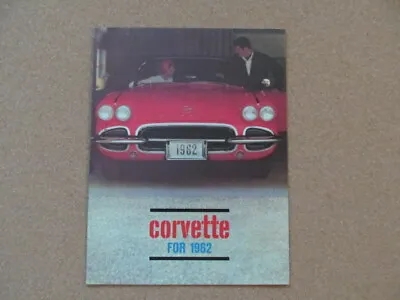 $15 • Buy 1962 Corvette Auto Brochure