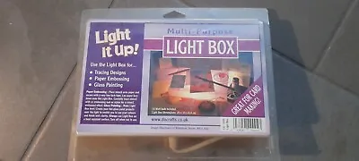 DOCRAFTS MULTI-PURPOSE LIGHT BOX. Card Making Tracing Glass Painting. New • £9.99