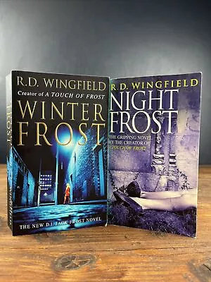 R.D. Wingfield X2 Paperback Books Night Frost Winter Frost Corgi • £7.99