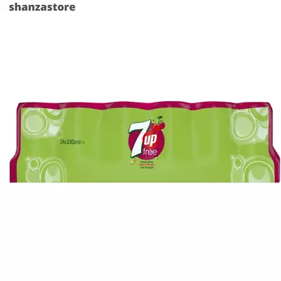7UP Cherry Can 330 Ml (Pack Of 24) | UK Free And Fast Dispatch • £18.49