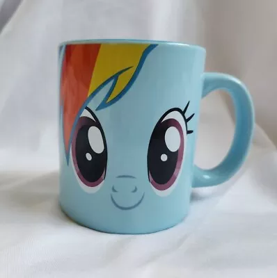 My Little Pony Coffee Mug Cup Rainbow Dash 12oz Blue Rainbow Cup 2013 • $11