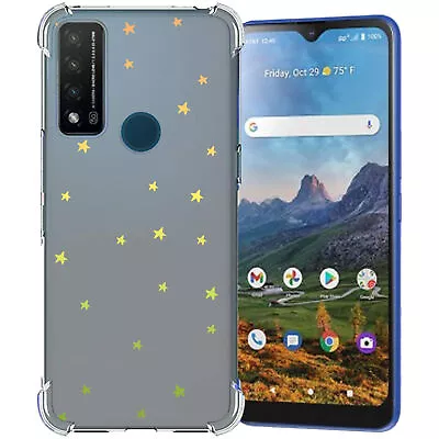 Cover For Cricket Dream 5G / AT&T Radiant Max 5GStar RainBow Print USA • $13.95