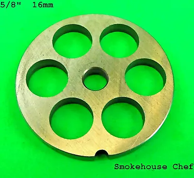 Size #8 X 5/8  Meat Grinder Plate For Manual Or Electric Grinder Stainless Steel • $13.75