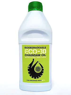 1 Ltr GATOR OILS BIODEGRADABLE CHAINSAW BIO OIL 100cst SAE30 Stihl And Husqvarna • £8.95