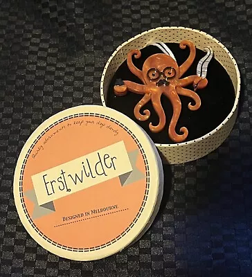 Erstwilder - Octavious The Octo-scribe Octopus Brooch - BNIB • $45