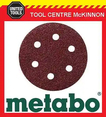 10 X METABO #120 GRIT 80mm 6 HOLE SAND PAPER DISCS / PADS – SUIT SXE400 • $9.72