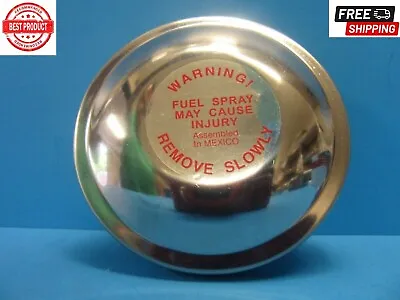 Fuel Tank Gas Cap MOTORAD Replace FORD OEM# 19114666 Standard CHROME VENTED • $17.69