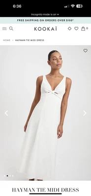 $60 • Buy Kookai Hayman Tie Dress