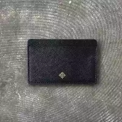 NEW Patek Philippe Leather Card Holder Wallet Black Authorized Dealer Gift  • $120