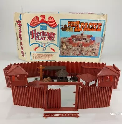 Vintage Sears Heritage Play Set  Fort Apache  Incomplete W/ Box • $40