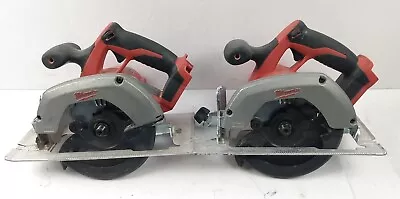 LOT OF 2 Milwaukee 2630-20 BROKEN M18 18V Cordles 6-1/2 Inch Circular Saw BROKEN • $69.99