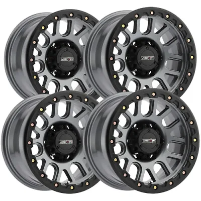 (Set Of 4) Vision 111 Nemesis 18x9 5x150 +18mm Gunmetal Wheels Rims 18  Inch • $763.96