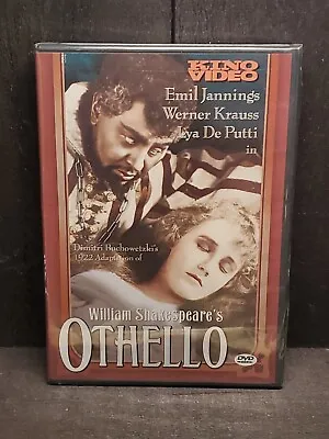 William Shakespeare’s Othello DVD (Kino Video) Ft. Janning Krauss & De Putti • $19.99