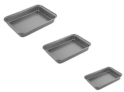 Non Stick Roasting Roaster Dish Pan Deep Baking Bake Tray Cooking Meat Chicken • £6.95