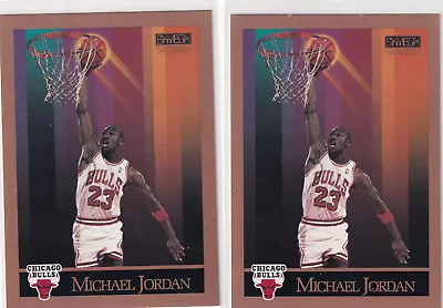 1990 90-91 Skybox Michael Jordan #41  * Bulls * Hof * 2 Card Lot • $2.50