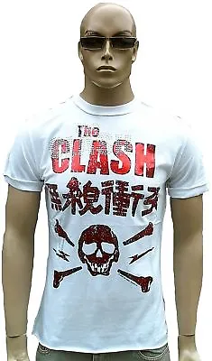 £39.11 • Buy Amplified The Clash Skull Rock Star Rhinestone Screen Print Vintage Vip Shirt XL