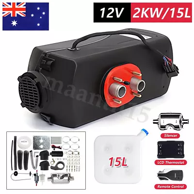 Diesel Air Heater Remote Control LCD Thermostat Caravan Parking Heater--2KW/12V • $89.99