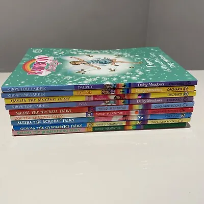 Rainbow Magic Fairies Books Set Bundle X 9 Books. Sporty  & Showtime Fairies • £10.90