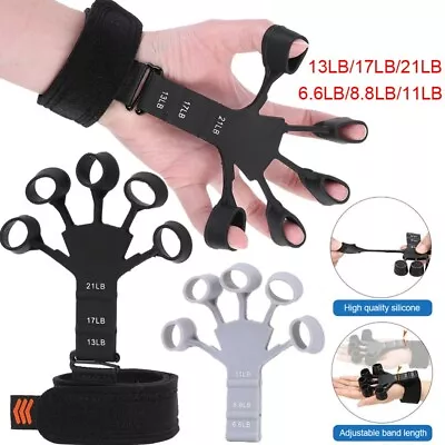 $13.06 • Buy 2PCS Gripster Grip Strengthener Finger Stretcher Hand Trainer Fitness Training .
