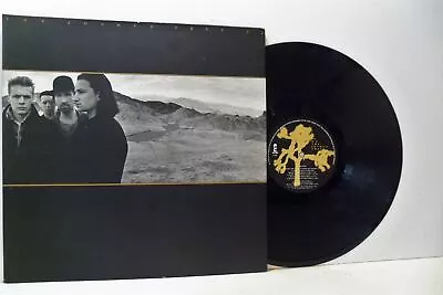 U2 The Joshua Tree LP EX-/EX- U26 Vinyl Album Gatefold With Lyrics/poster • £41.67