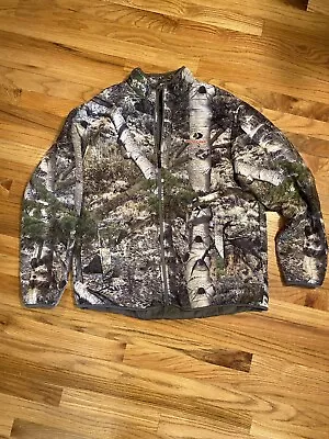 Mossy Oak Zip Up Puff Jacket- Camouflage- Size Large • $36