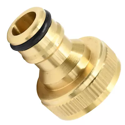 Brass Tap Connector Adaptor 3/4  Male Water Hose Pipe Adaptor Fitting Garden • £7.89