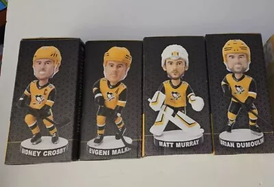 4 Pittsburgh Penguins Third Jersey Series 2020 Bobblehead Set Crosby Malkin & • $59.99