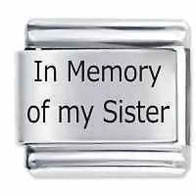 IN MEMORY OF MY SISTER * Daisy Charm For 9mm Italian Modular Charm Bracelets • £4.36