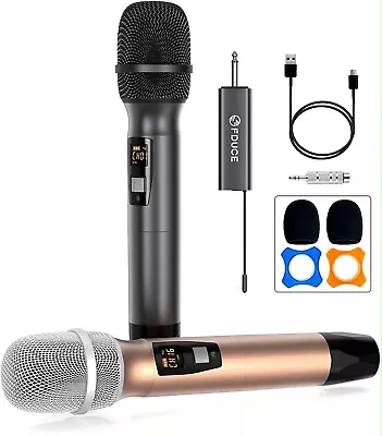 FDUCE UHF Dual Wireless Handheld Dynamic Microphone System With Receiver • £29.99