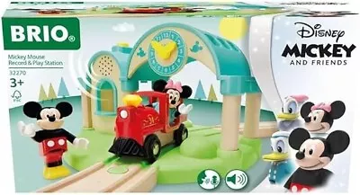 Brio 32270 Disney Mickey And Friends Mickey Mouse RecordPlay Station Train Set • $12.99