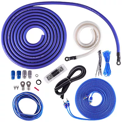 New Skar Audio 1/0 Gauge 3000 Watt Ofc Amplifier Wiring Kit W Rca (skar0anl-ofc) • $110.49