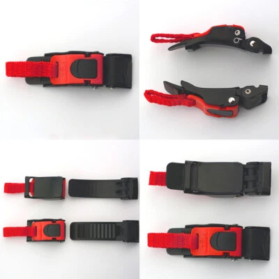£4.24 • Buy 1/3*Replacement Motorcycle Bike Helmet Quick Release Clip Chin Strap Pull