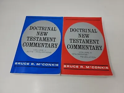 Doctrinal New Testament Commentary Volume's 2 & 3 Bruce R. McConkie NO Volume 1 • $14.99