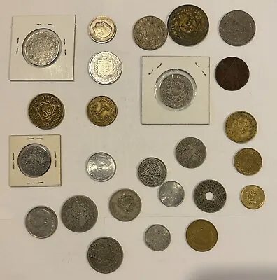 Large Morocco  Coin Collection 25 Coins • $18.99