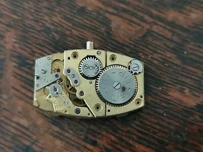 LIP Cal T.18 Mens Partial Tank Watch Movement For Parts / Spares • $37.29