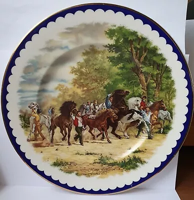 Coalport Bone China 10.5  Plate - Horse Fair France 1853 • £8.90