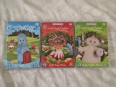 In The Night Garden DVDs X 3 Bundle CBeebies Igglepiggle Upsy Daisy Makka Pakka • £7.99