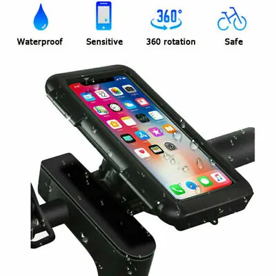 $19.99 • Buy Motorbike Bike Phone Holder IPhone7 - IPhone14 Pro Max Waterproof Case Handlebar