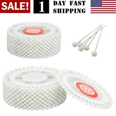 480-pieces Straight Pins W/ Pearlized Ball Head For Sewing Quilting Decoration • $6.99