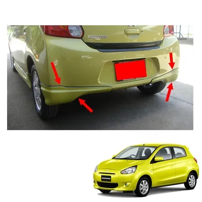 2012 - 2015 Rear Skirt V1 Trim Painted 2 Pc On Mitsubishi Mirage Space Star • $225.88