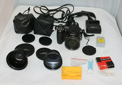 $334.77 • Buy Nikon Coolpix 8800 VR 8MP Digital Camera 10x ED Zoom Flash Lenses Charger Lot