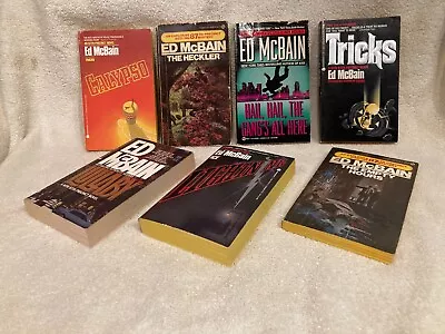 Lot Of 7 Ed McBain 87th Precinct Mysteries Cop Hater Lullaby Downtown • $23