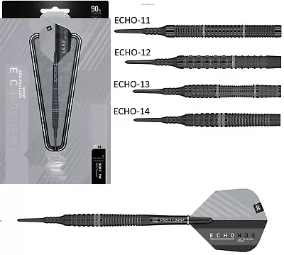 Echo 90% Tungsten Soft Tip Darts By Target • $57.13