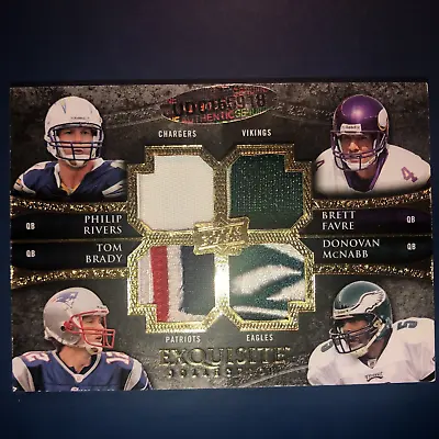 Tom Brady #20/20 Mannings Aaron Rodgers Favre Rivers 2009 UD Exquisite Ebay 1/1! • $550