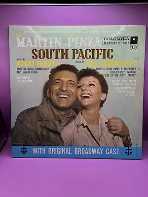 South Pacific Martin Pinza Columbia Records Rare 6 Eye Label Mono LP VG+/EX • $8.99