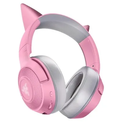 $69 • Buy Razer Kraken Bt Kitty Edition Wireless Bluetooth Gaming Headset Pink